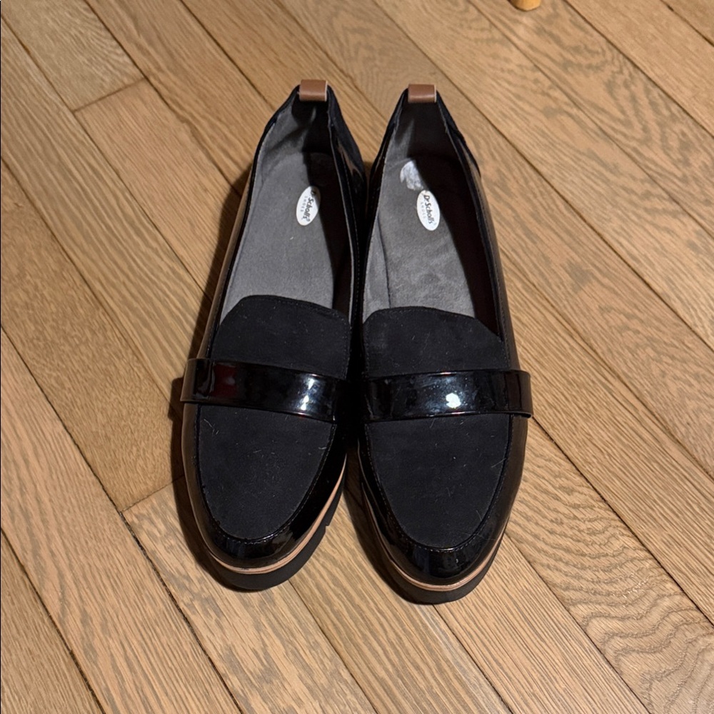 Dr. Scholl's Black Patent Loafers